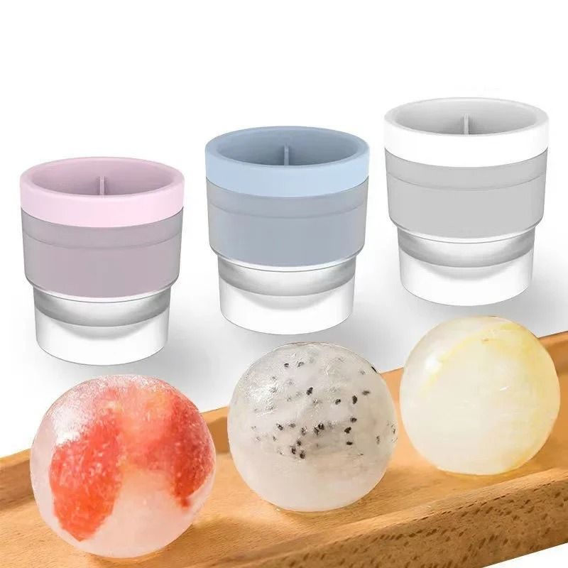 Silicone Sphere Ice Mold for Whiskey and Cocktails