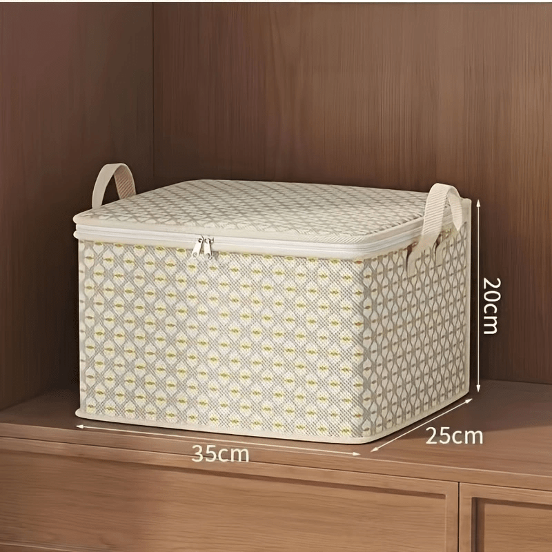 Extra Large Heavy Duty Large Storage Bag with Zipper Dustproof Clothes & Bedding Organizer