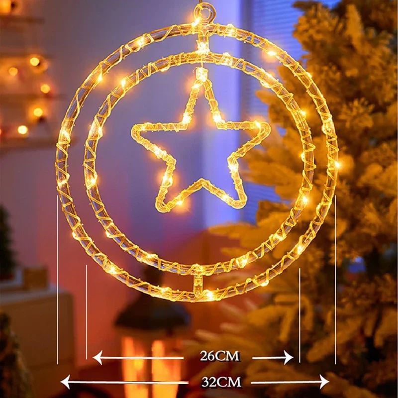 LED Christmas Figure Hanging Lights