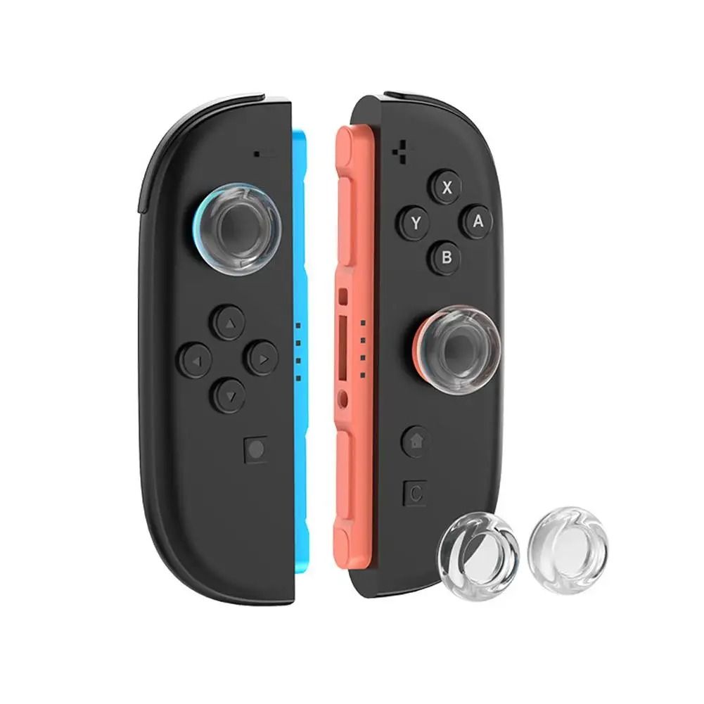 Transparent Thumb Grip Caps – Nintendo Switch 2 Protective Joystick Covers – High-Yield Gaming Interaction Hub