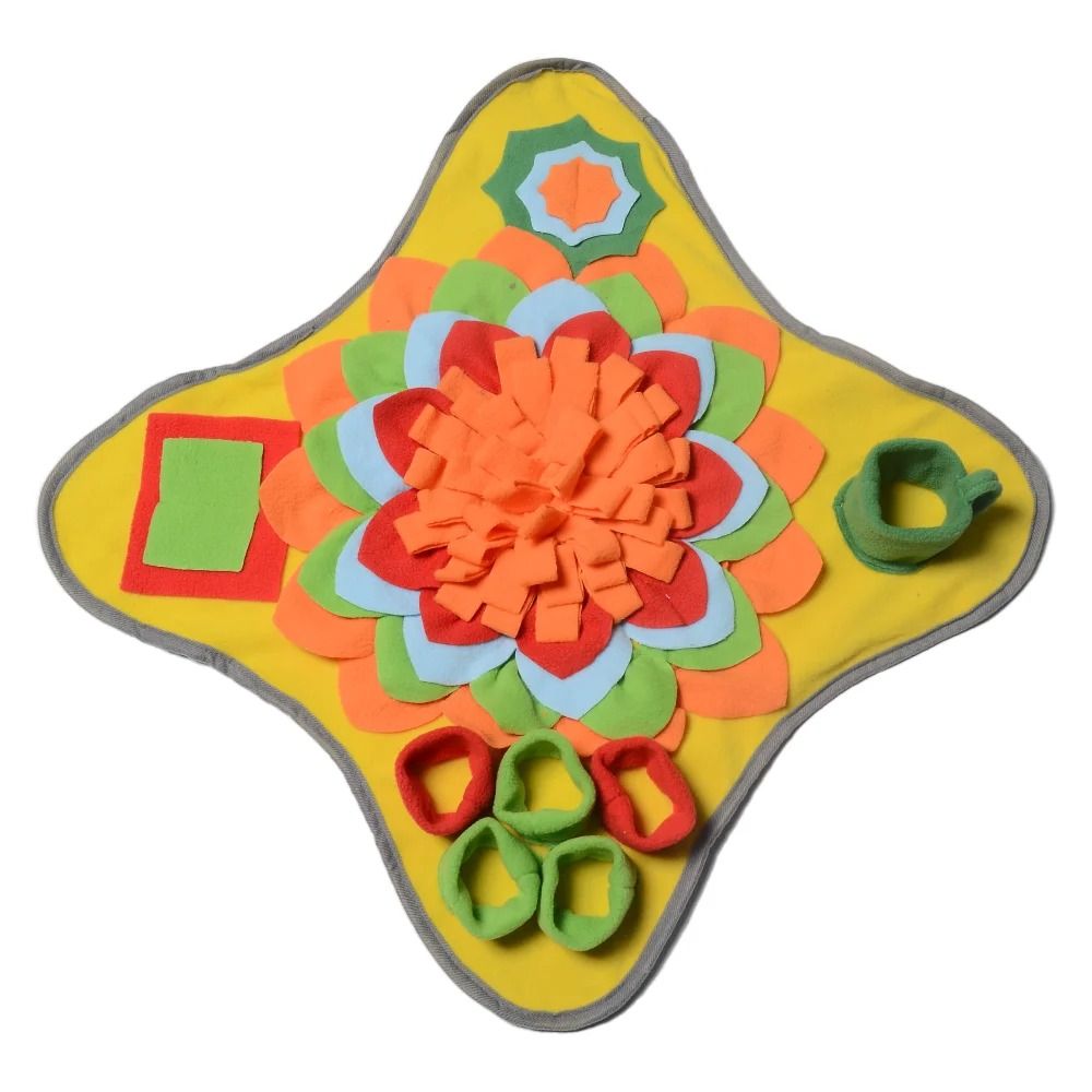 Interactive Dog Snuffle Mat and Puzzle Feeder