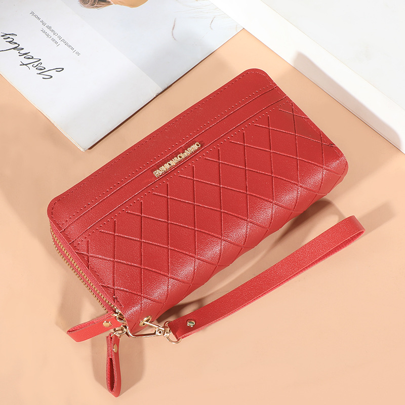 Luxury Women's Wallet, Double Zipper Clutch, PU Leather, Tassel Coin Purse, Card Holder, Money Phone Bag