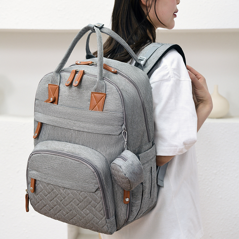 Diaper Bag Backpack Baby Essentials Travel Tote, Multifunction Waterproof with Changing Station Pad & Stroller Straps
