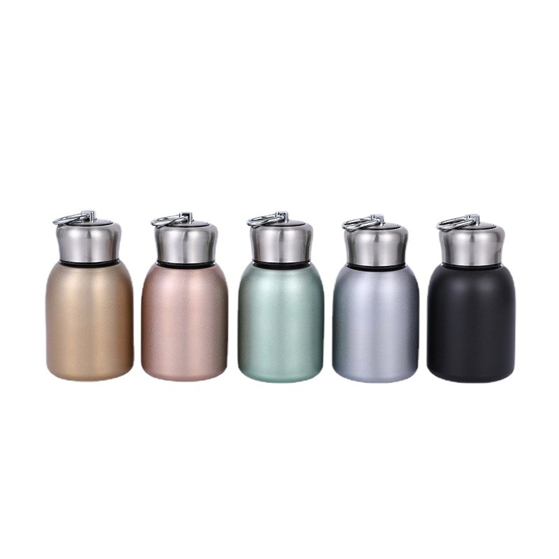 Mini Portable Thermos Flask Compact Insulated Travel Cup Small Capacity Bottle