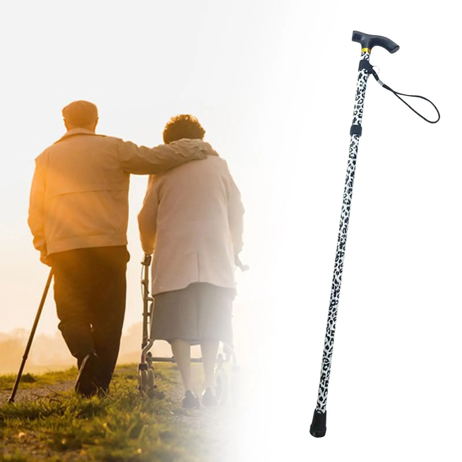 Unisex Anti-Shock Foldable Aluminum Trekking Pole