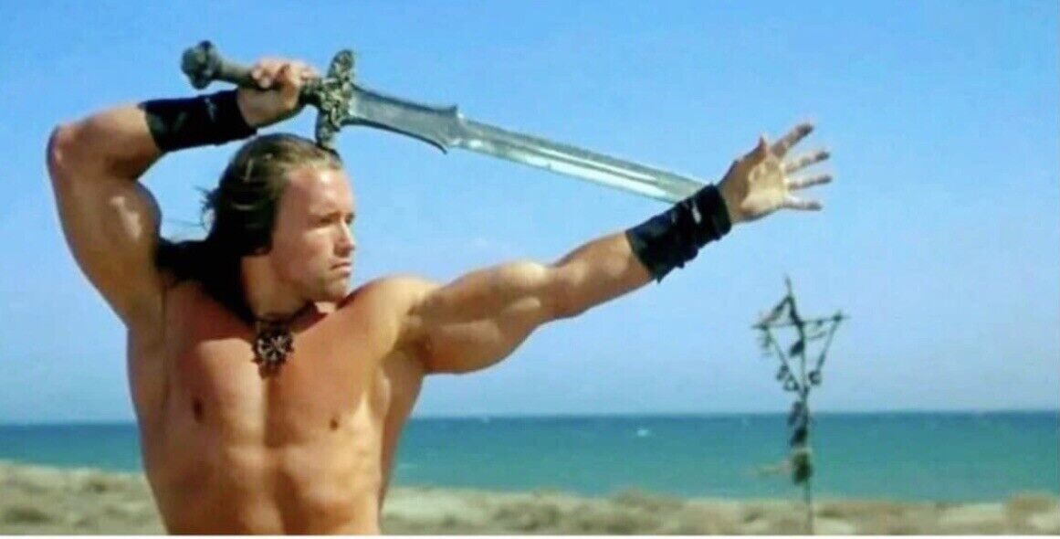 Custom Hand Made Conan The Barbarian Atlantean Camping Survival Hunting Sword