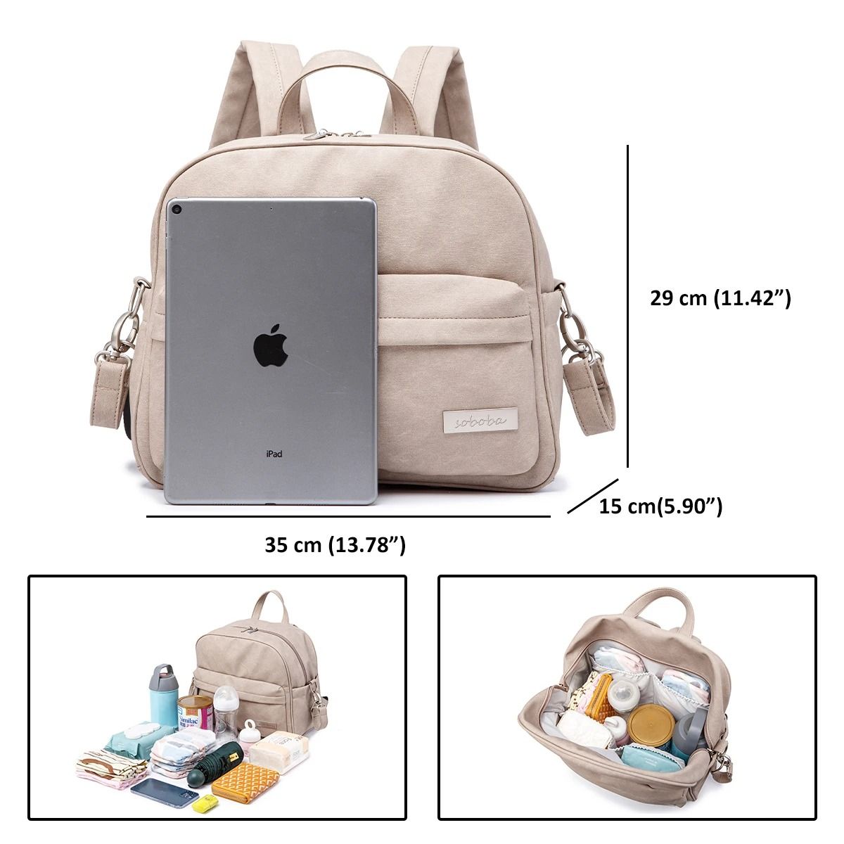 Fashion Lightweight Waterproof Mommy Diaper Backpack