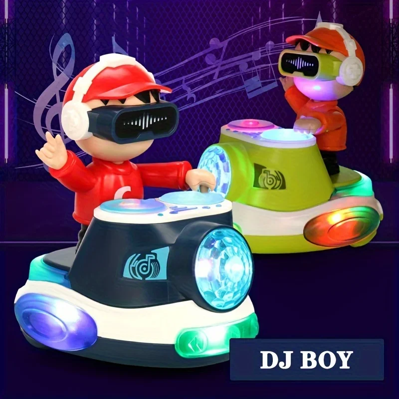 Early Educational Bouncing DJ Boy Toy, Sensory Birthday Gift for Boys and Girls