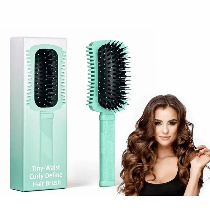 Womens Curls Style Comb and Curl Defining Hair Brush – Bounce Brush for Volume and Shaping Curly Hair