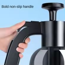 2L Hand Pump Foam Sprayer with 3 Nozzles Multi-Use Car Wash & Cleaning Bottle