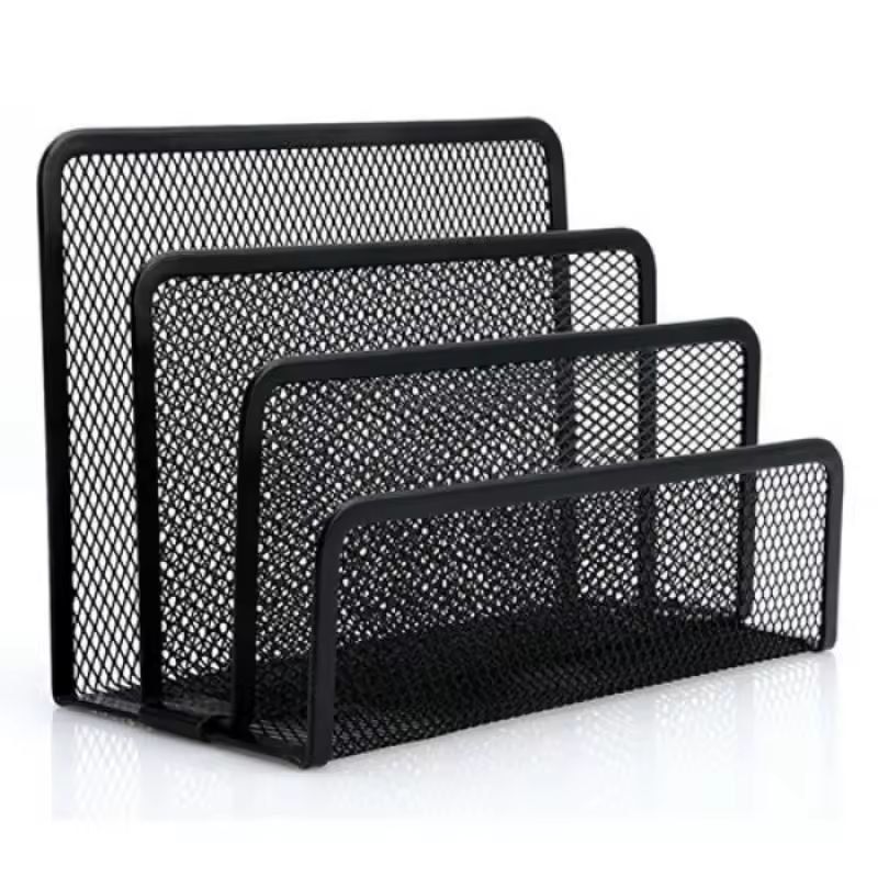 SmartDesk Multi-Slot Document & Mail Organizer - Vertical File Holder for Office & Home
