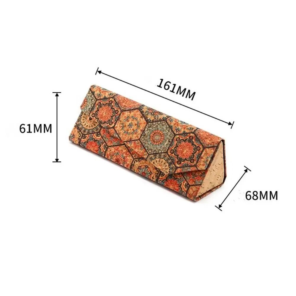 Retro Totem Folding Triangle Glasses Case