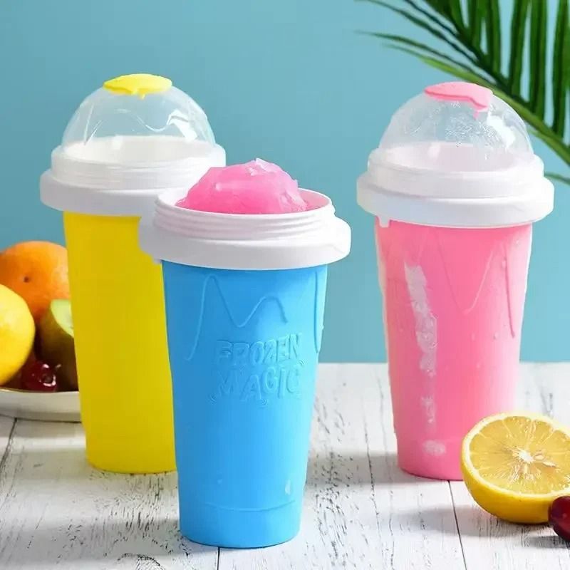 300ML Instant Quick-Frozen Slushy Maker – DIY Summer Squeeze Smoothie Cup