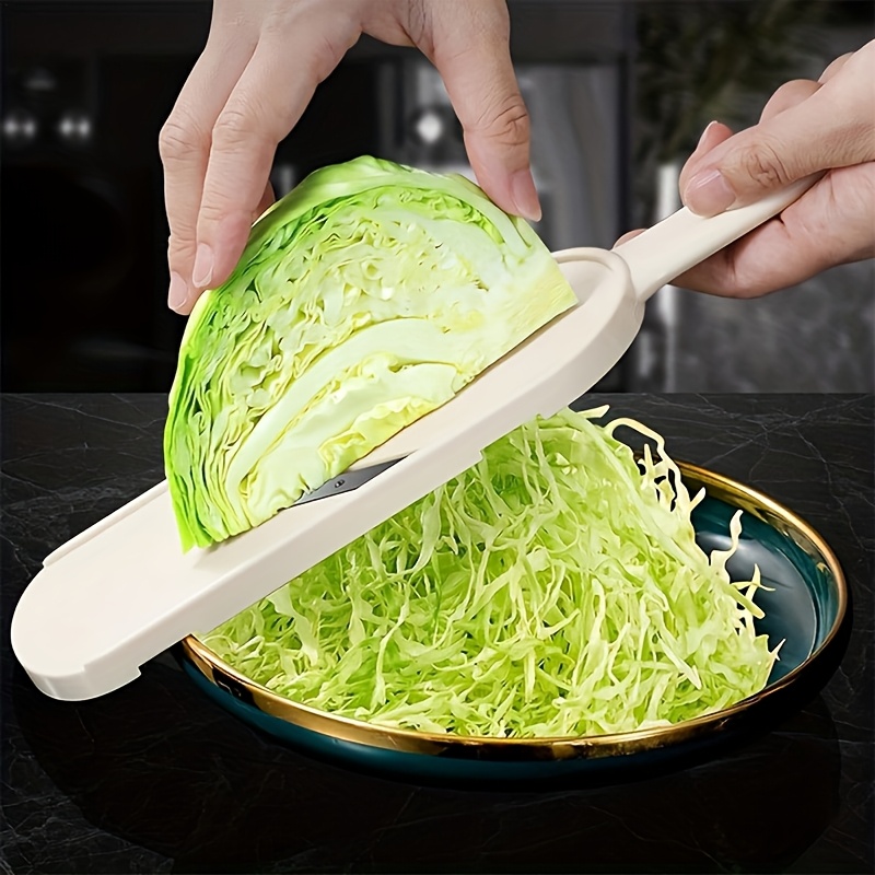 Ultra-Fine Cabbage Grater & Vegetable Slicing Tool for Salads, Potatoes, Onions & More
