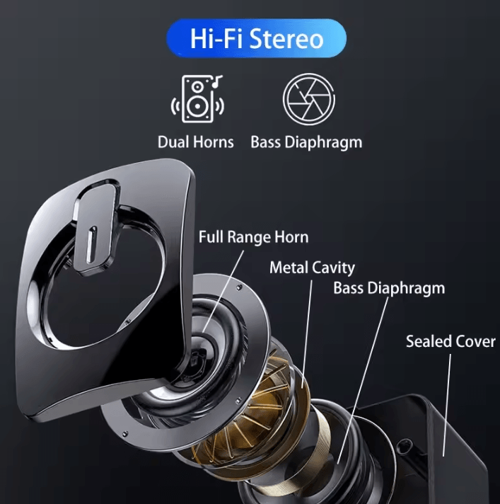 HIFI PC Stereo Speakers – USB Wired Computer Sound System with LED Light and Built-In Microphone