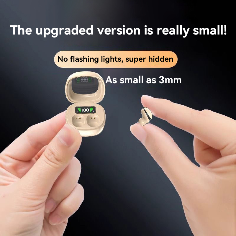 Xiaomi Wireless Bluetooth Mini Headset, Small Invisible Earbuds for Sleep, Work, Sports, HD HIFI Bass Earphones