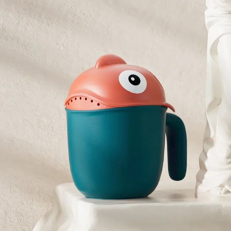 Pediatric Splash-Proof Cartoon Shampoo & Bath Rinse Cup