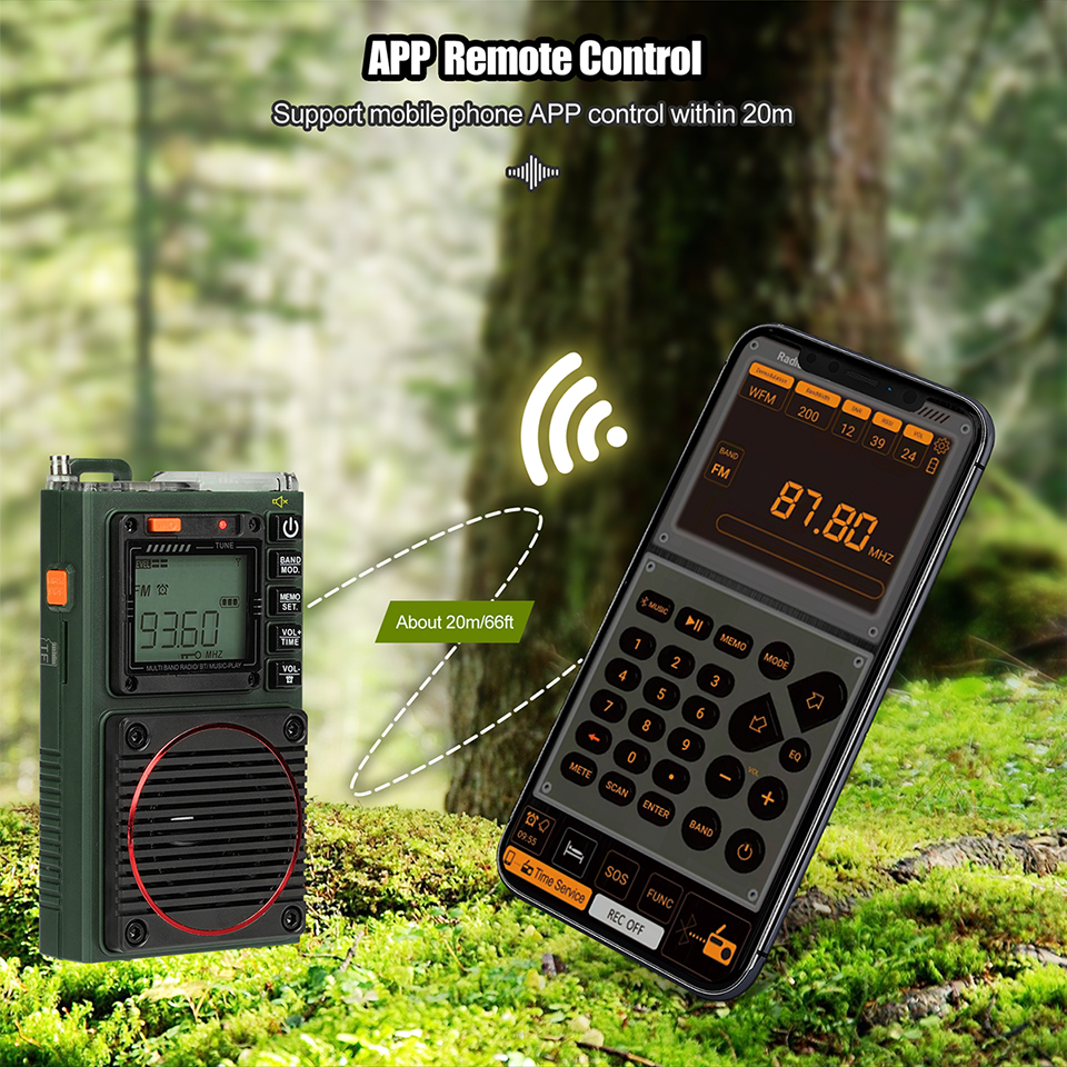 Premium Portable Shortwave & Multiband Emergency Radio Receiver