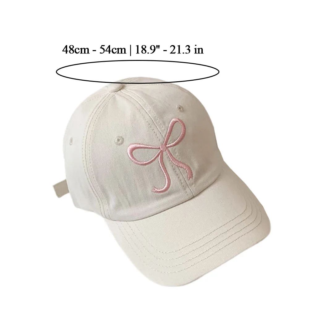 Kids High Ponytail Bowknot Baseball Cap