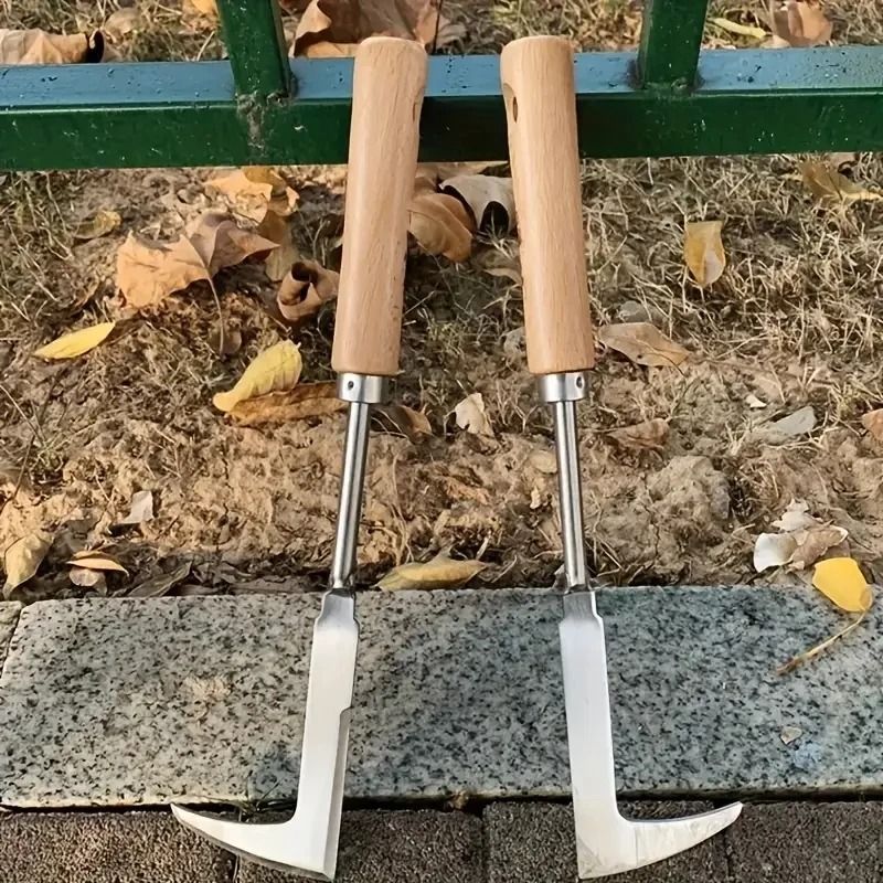 Heavy-Duty Carbon Steel Hand Shovel and Manual Weeding Tool with Ergonomic Grip