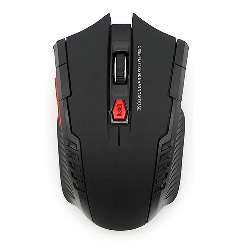 SwiftClick 1600 DPI Wireless Gaming Mouse – 2.4G Optical USB Computer Mouse with 6 Buttons