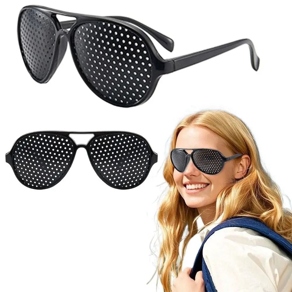 Unisex Pin-Hole Vision Care Exercise Glasses