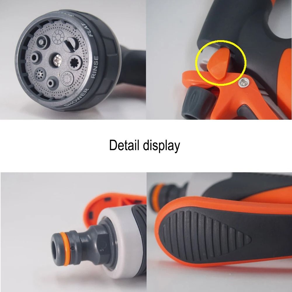 8-Mode High-Pressure Garden Watering Gun – Adjustable Irrigation Sprayer