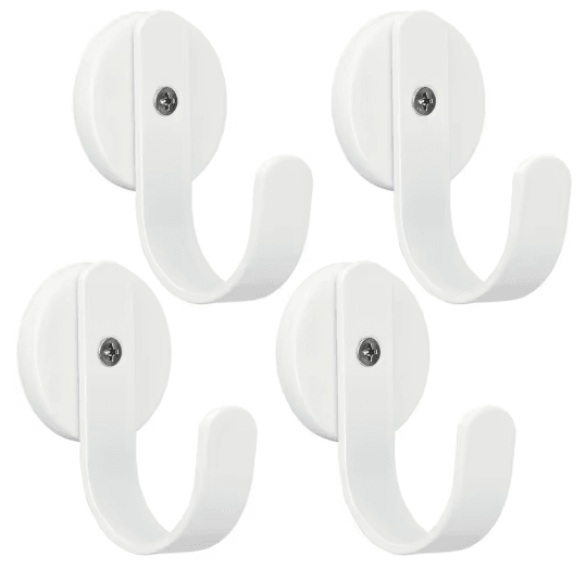 Heavy Duty Magnetic Towel Hook Strong Metal Hooks for Bathroom Kitchen and Fridge 1 2 4 PCS