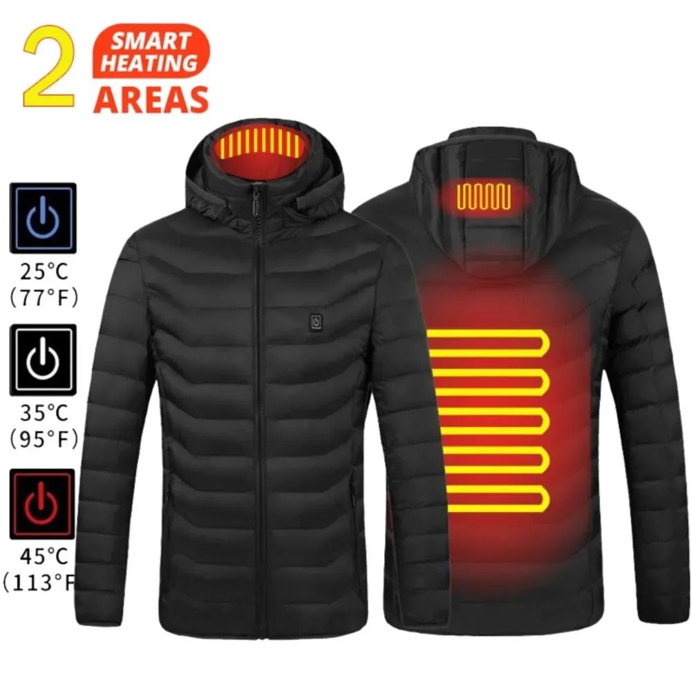 Heated Jacket Men Women USB Self Heated Clothing Warm Winter Coat