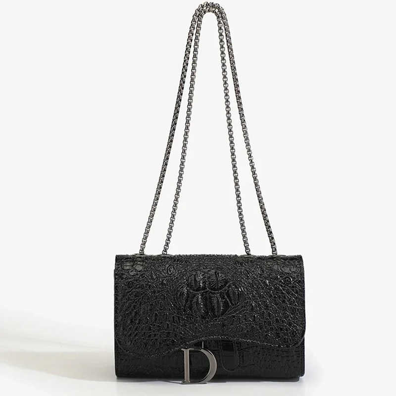 Luxury Womens Crossbody Handbag with Sequined Design Chain Shoulder Messenger Purse