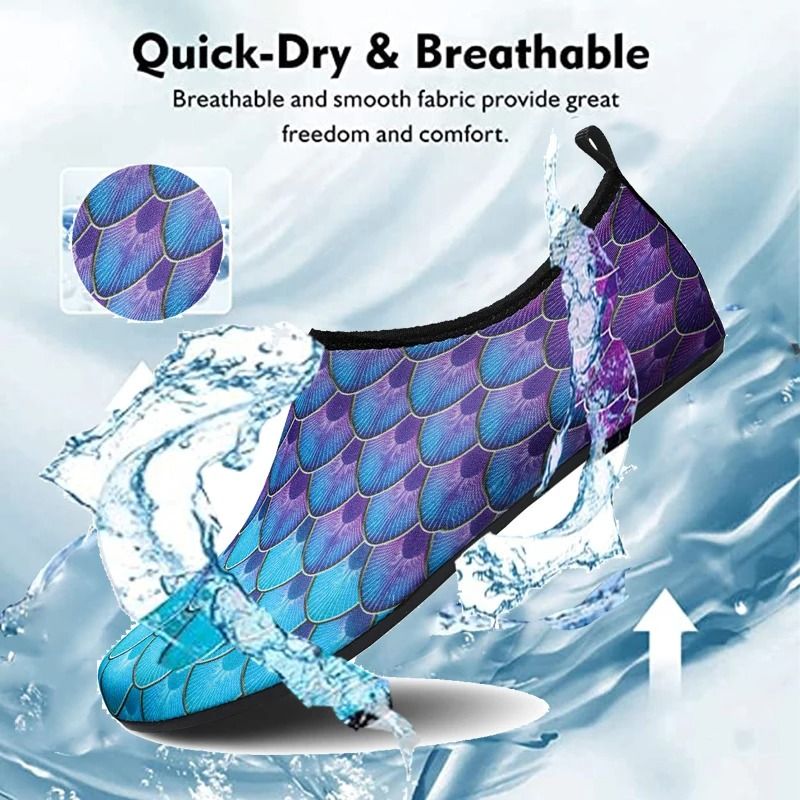 Unisex Water Shoes Quick Dry Non Slip Beach Swim and Aqua Footwear