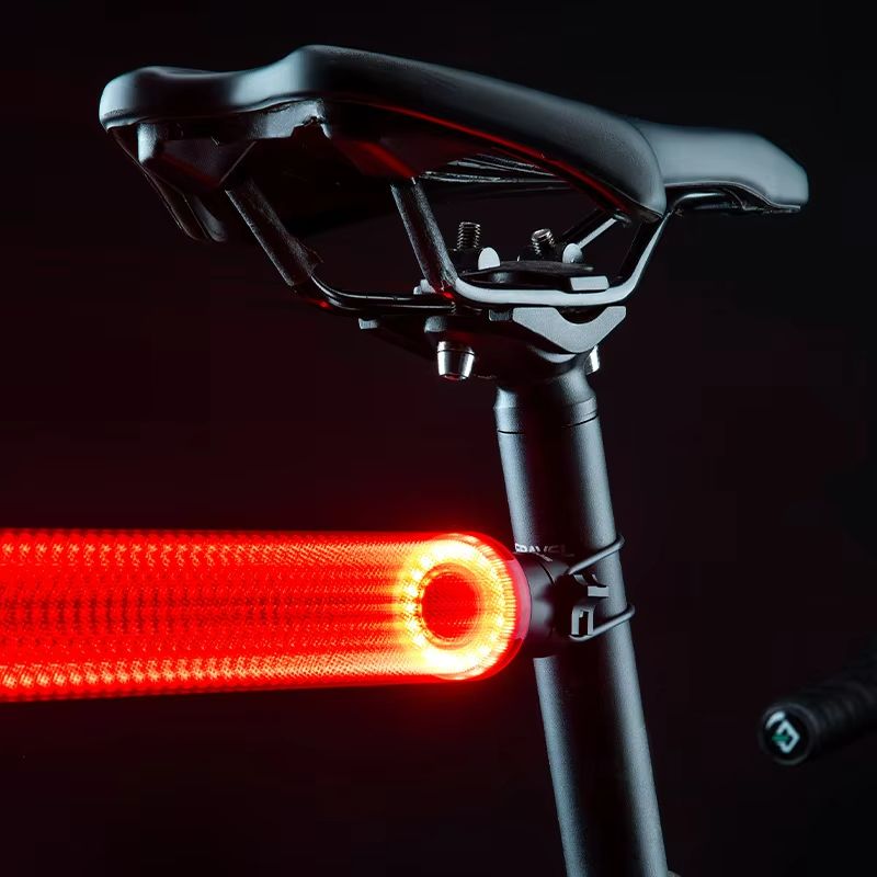 ROCKBROS Smart Bike Tail Light – Rechargeable Waterproof Bicycle Rear Light for Night Riding