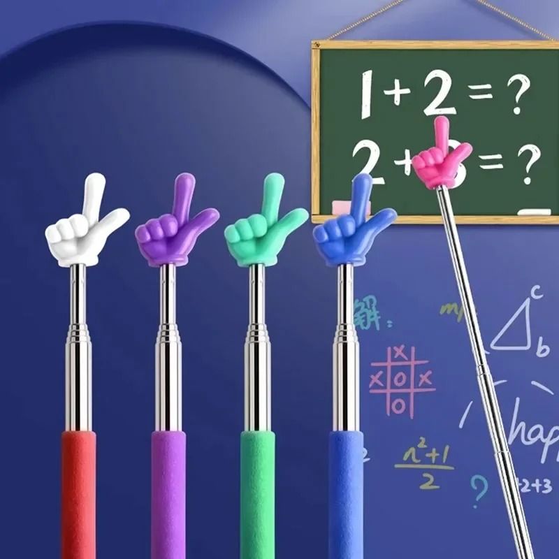 Telescopic Teaching Pointer Stainless Steel Extendable Presentation Stick