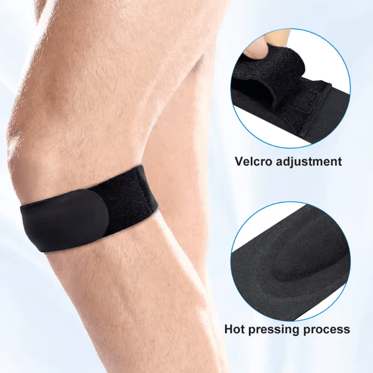 FlexKnee Patella Stabilizer Strap for Sports & Daily Knee Support