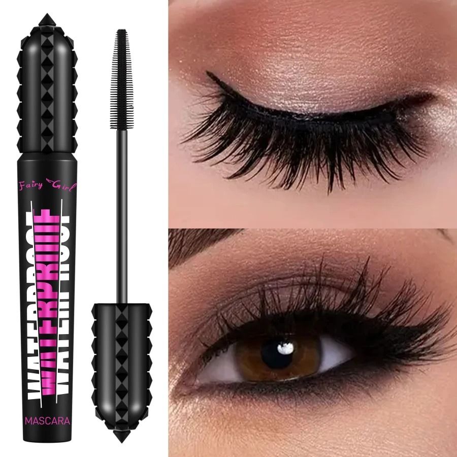 Black Waterproof Mascara Lengthening 4D Effect