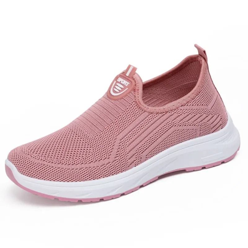 Women Slip On Sneakers Breathable Walking Shoes Barefoot Tennis Loafers Ballet Flats