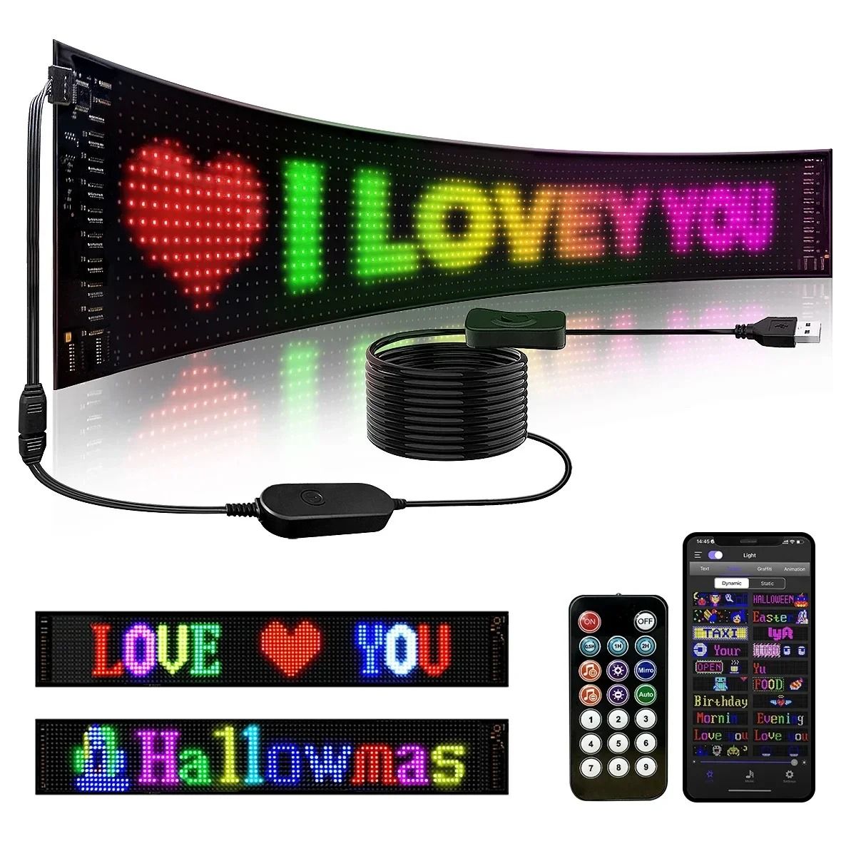 Flexible Smart LED Matrix Pixel Panel