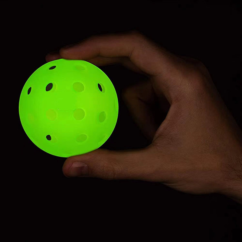 GlowPro Luminous Pickleball Balls for Night Play Durable Outdoor Competition Ball