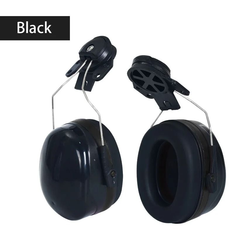 Helmet Mounted Noise Reduction Earmuffs for Industrial Hearing Protection