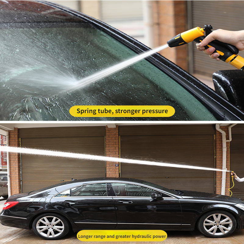 Telescopic Water Pipe with High Pressure Nozzle Car Washing Tool Set