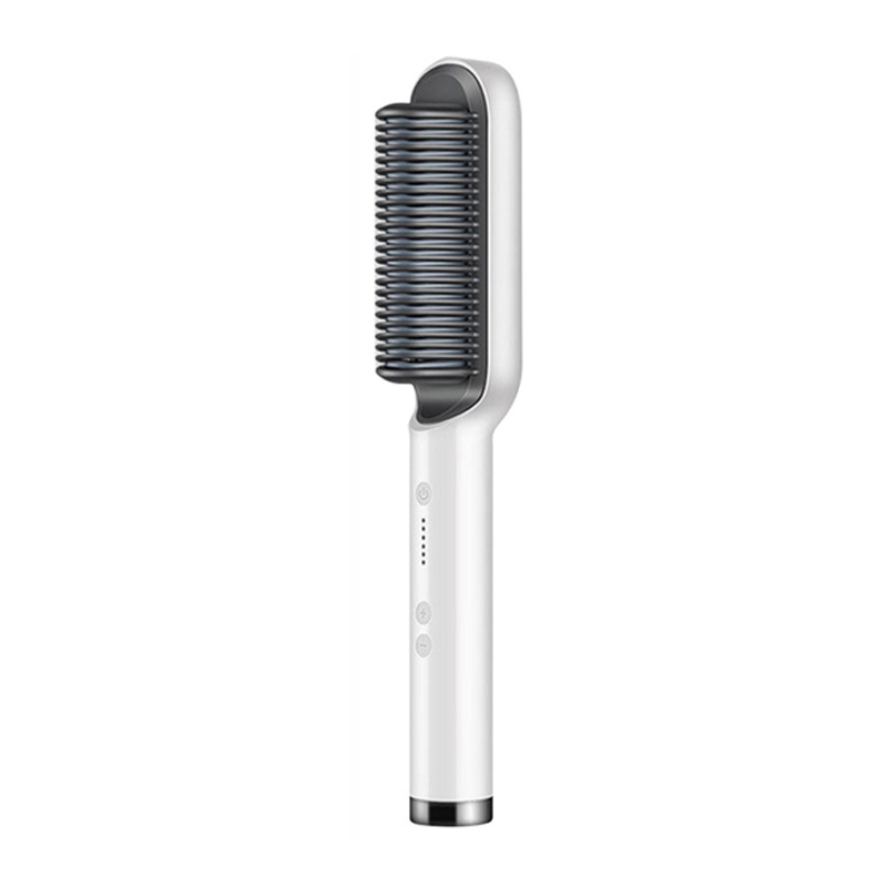 Electric Hair Straightener Brush, Professional Fast Heating Ceramic Hair Straightener