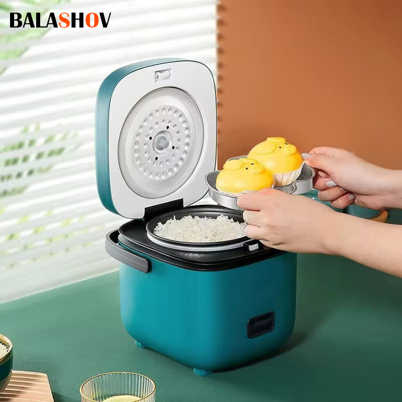 Mini Rice Cooker for People, Compact Electric Cooking Steamer