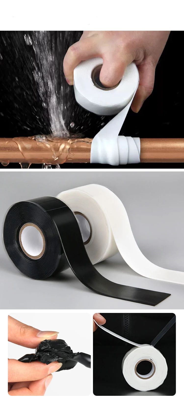 Waterproof Silicone Self Adhesive Repair Tape