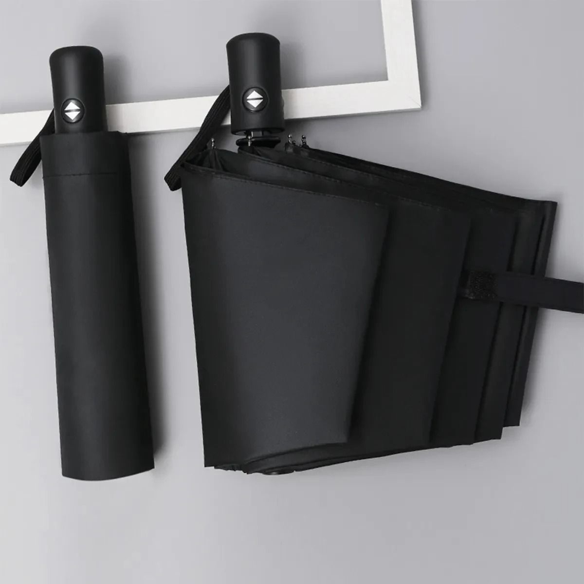 Compact Automatic Folding Umbrella with UV and Rain Protection
