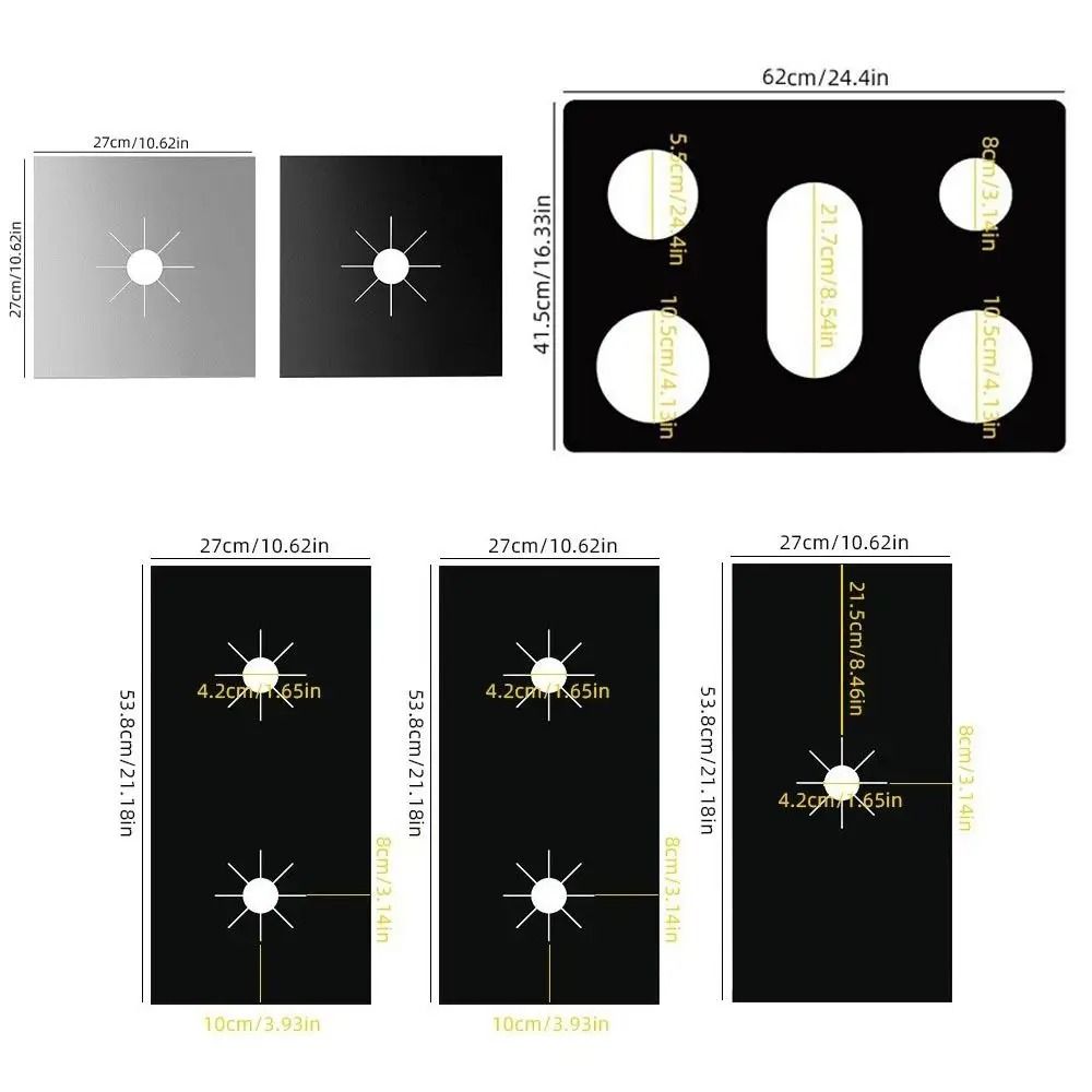 Gas Stove Protective Pad – Reusable Heat-Resistant Liner – High-Yield Gastronomic Interaction Hub
