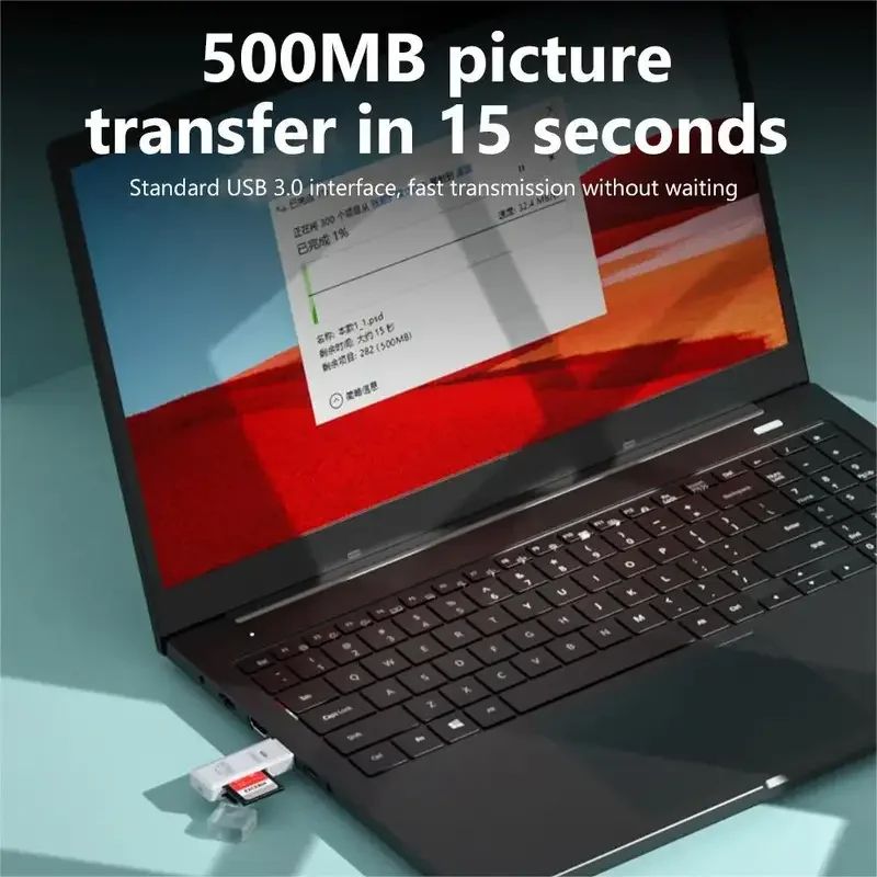 UltraSpeed 2-in-1 USB Card Reader for SD & TF Cards