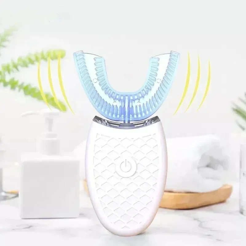Sonic Electric Toothbrush, Full Mouth Auto U-Shaped, USB Rechargeable, Waterproof, Daily Dental Care
