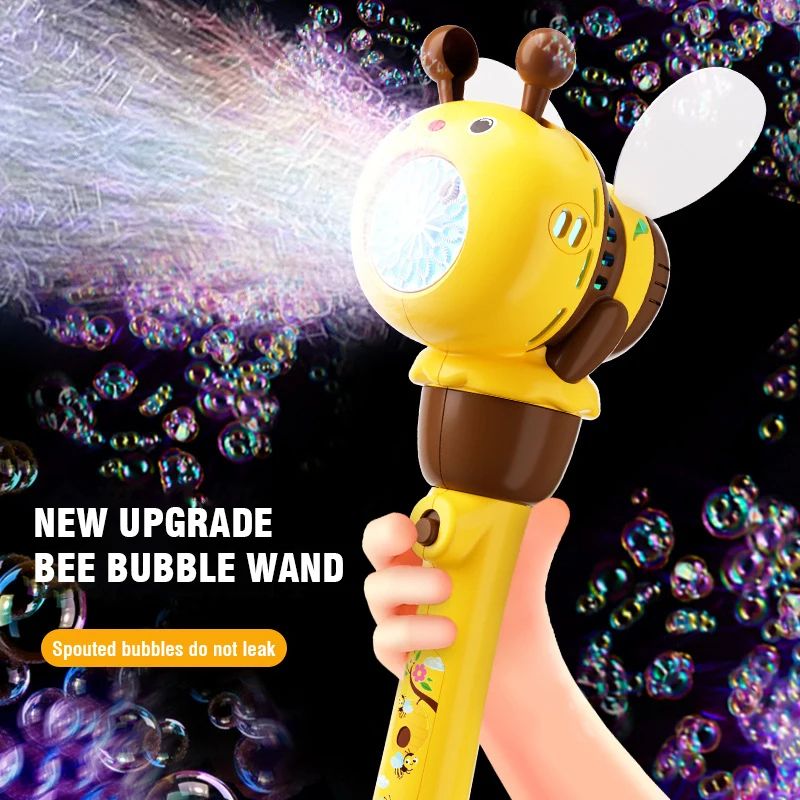 Automatic Light Up Bubble Machine for Kids
