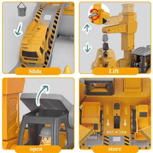 Kids Engineering Tool Set with Electric Drill – Educational Build Your Own Vehicle Kit