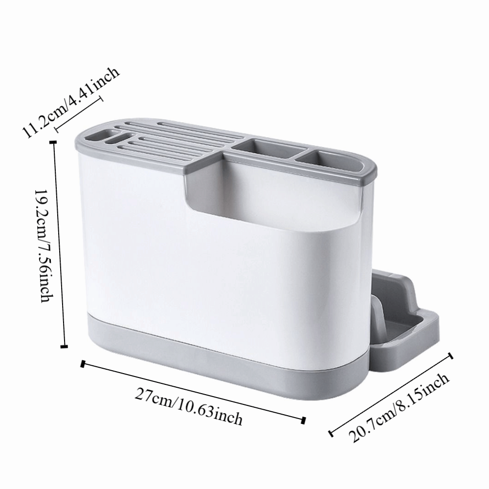 Space Saving Multi Kitchen Cutlery Holder, Waterproof Chopstick Bucket, Cutting Board Rack